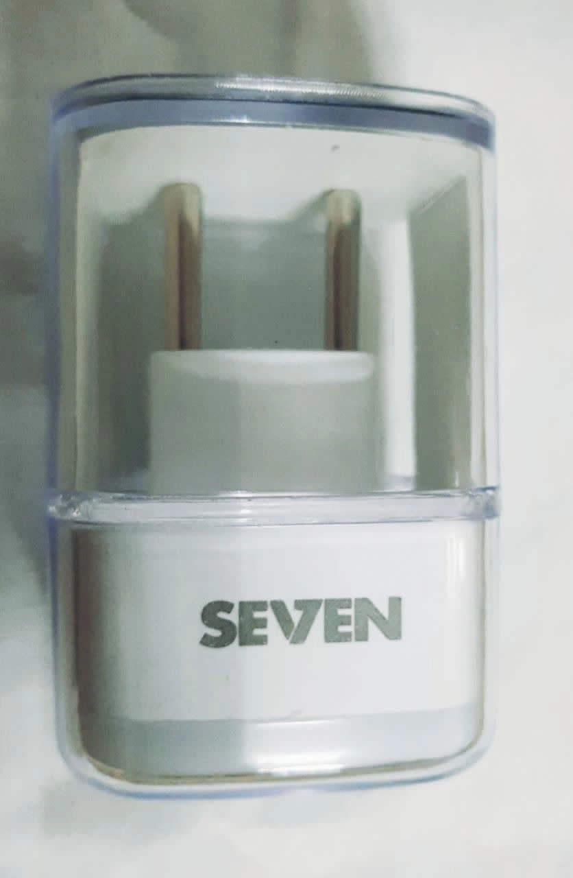 تبدیل 3 به 2 برق همه کاره SEVEN (با نور برای فضای تاریک)